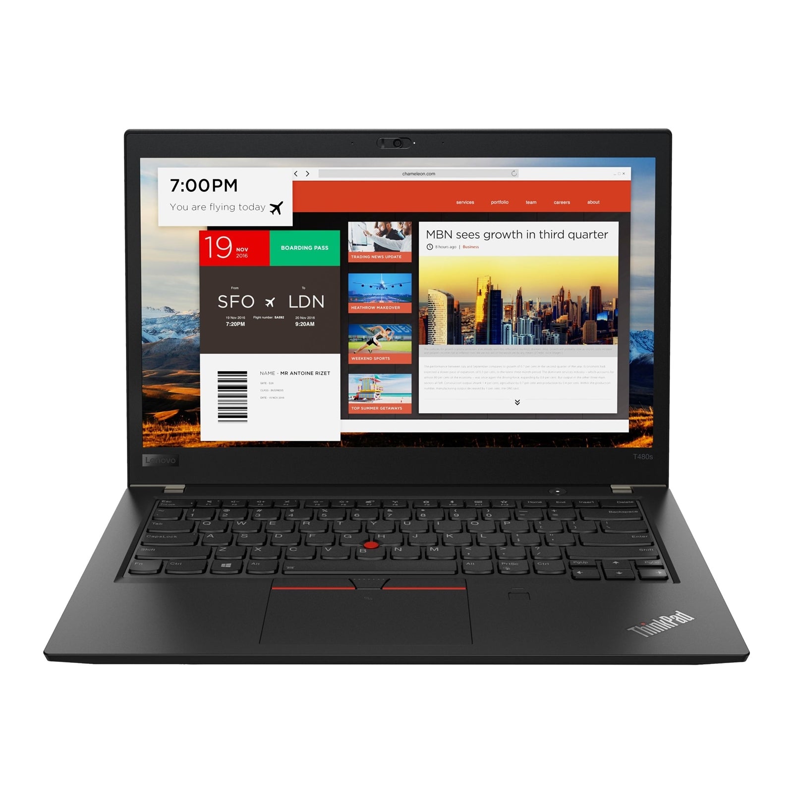 Lenovo ThinkPad T480s i7-8550U 14 Lenovo ThinkPad T480s i7-8550U 14